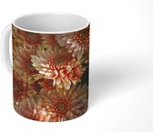 Mok - Chrysanten boeket - 350 ML - Beker