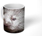 Mok - Een zwart-wit  een wombat - 350 ML - Beker