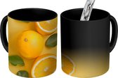 Magische Mok - Foto op Warmte Mok - Sinaasappel - Fruit - Geel - 350 ML