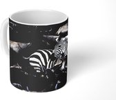 Mok - Koffiemok - Zebra - Buffels - Bruin - Mokken - 350 ML - Beker - Koffiemokken - Theemok