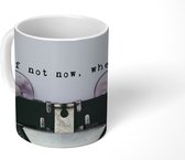 Mok - Typemachine - Retro - Quotes - 350 ML - Beker - Mok met Tekst