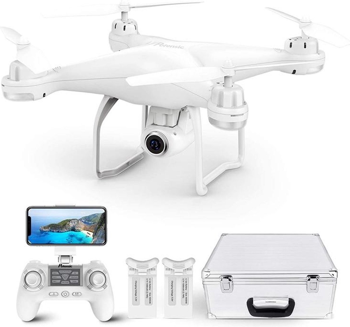 Vitafa Drone met Camera - Mini Drone - Voor buiten - Drones met camera voor volwassenen - Wit