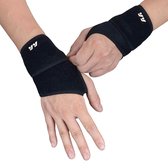 BOTC Polsbrace - verstelbare neopreen band - wrist support - zwart