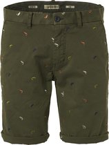 No-Excess - Short Garnalen Donkergroen - Modern-fit - Broek Heren maat 33