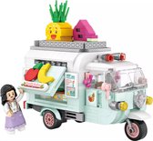 LOZ Voertuigen Food Truck no: 1737 Fruit Tuk Tuk