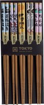 Tokyo Design Studio – Chopstick set – Eetstokjes - Kleuren – 5 paar