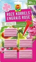 COMPO Meststofstaafjes Roze Korrels - 3 maanden lange werking - voor groene en bloeiende planten - 30 stuks
