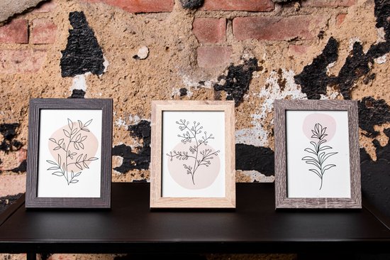 Cadre photo - Henzo - Moderne - Format photo 15x20 - Marron clair