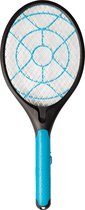 St. Helens Home & Garden - Vliegenmepper - Muggenbatser - Insectenverdelger racket - Werkt op batterijen - Blauw en zwart