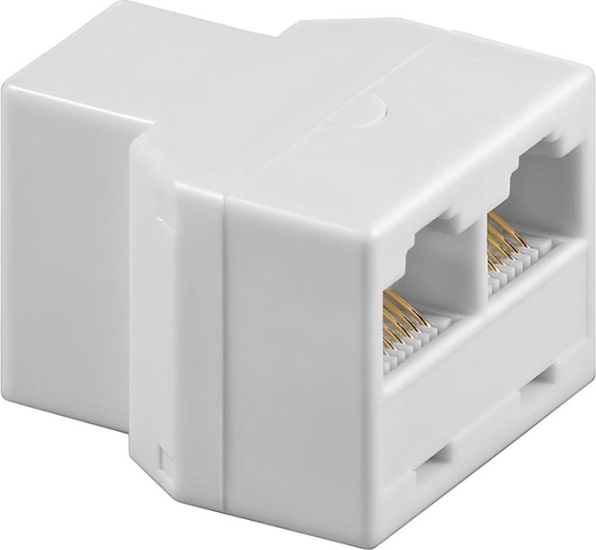 RJ45 splitter - ISDN splitter - Geschikt voor UTP / RJ45 / ISDN - Wit - Allteq