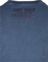 Camp David ® T-shirt met ronde hals en print, blauw
