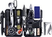 Survival Kit 60 Delig pakket - Complete set XXL - Camping Outdoor tool - Uitgebreide Survivalset - Scouting