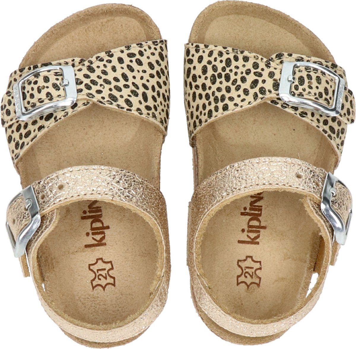 Kipling Nula 1 meisjes sandaal - Goud - Maat 28