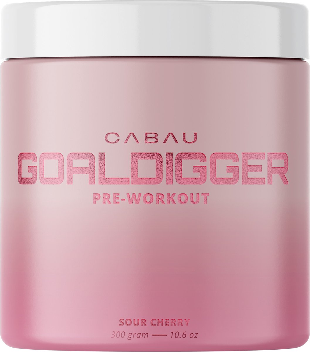Cabau Lifestyle - Pre-workout - Sweet Cherry - 300 gram - 30 boosts - Voor meer uithoudingsvermogen en energie - Pre workout voor vrouwen