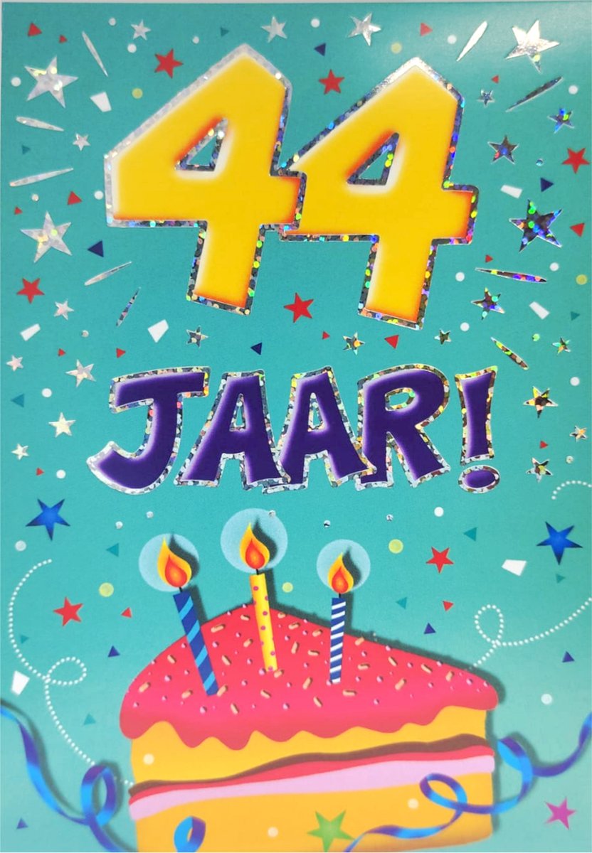 44 jaar gefeliciteerd