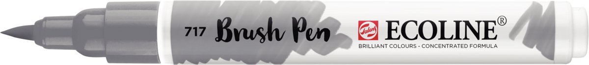 Ecoline - Brushpen - Koud grijs - 717 Talens