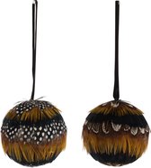 J-Line Bal Veren Bruin/Zwart Small Assortiment Van 2 Set van 24 Stuks