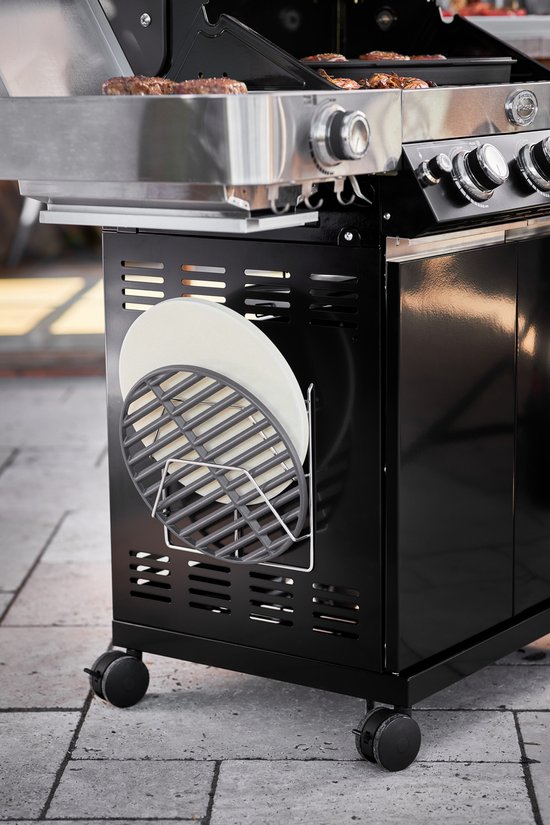 Rösle Barbecue - Barbecue Gas Videro G2-S Vario 30 mbar - Roestvast Staal - Zwart van Rösle — afbeelding 3