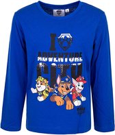 Nickelodeon - Paw Patrol - movie 2021 - jongens - longsleeve - 100% Jersey katoen - blauw - maat 116