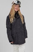 O'Neill Jas Girls Zeolite Grijs Met Zwart 116 - Grijs Met Zwart 55% Polyester, 45% Gerecycled Polyester (Repreve) Ski Jacket