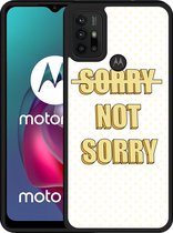 Motorola Moto G10 Hardcase hoesje Sorry not Sorry - Designed by Cazy