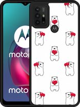 Motorola Moto G10 Hardcase hoesje Lovely Bears - Designed by Cazy
