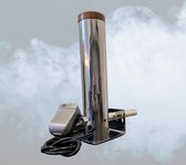 Koud rookgenerator 2,3L (cold smoke generator)+ rookmot +pomp koud rook generator voor rookkast voor het koud roken inclusief Butaan brander twv €19,95