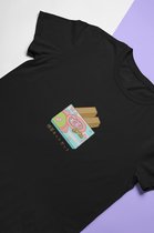 Matcha Kit Kat Greentea T-Shirt | Japanese Kawaii Food | Anime Merchandise | Unisex Maat XL Zwart