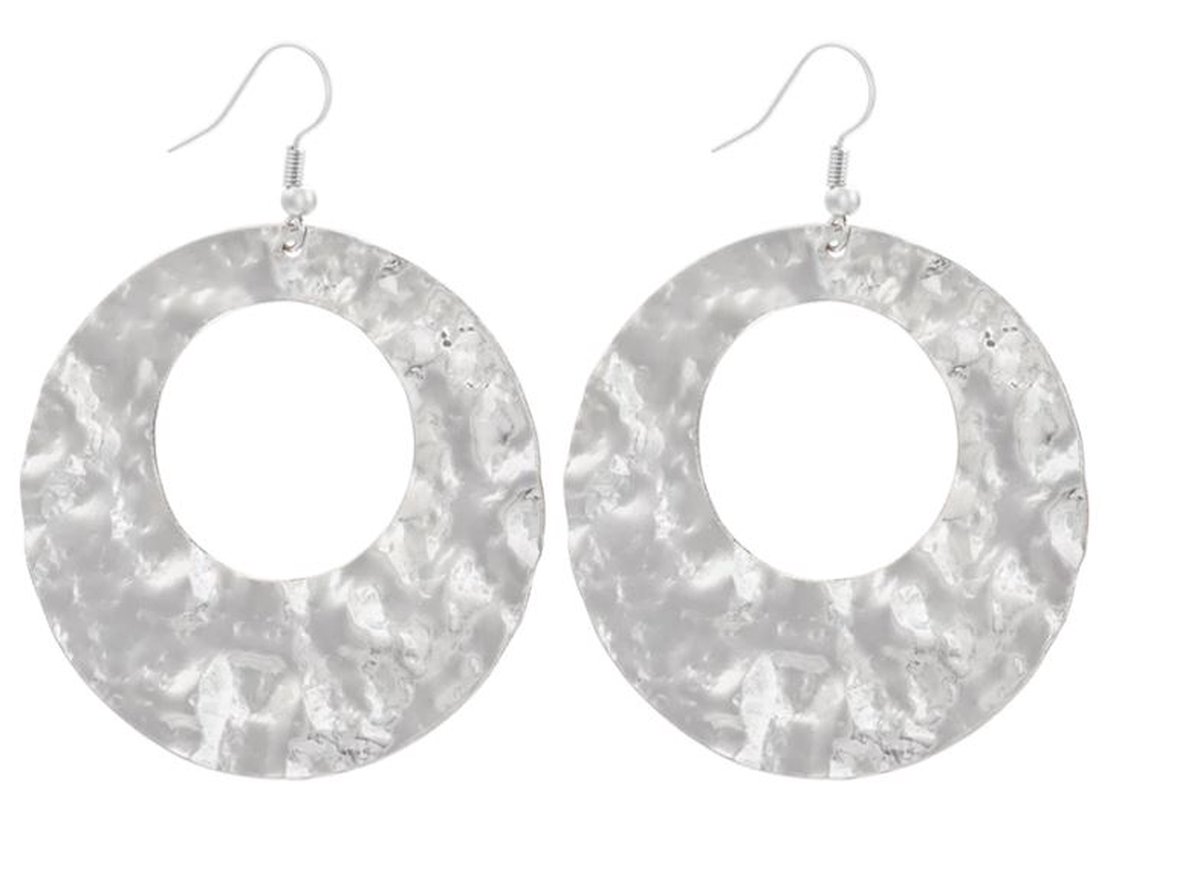 Jobo By JET - Enjoy earrings - Zilverkleurige oorbellen - Party collectie - Fashiontrend