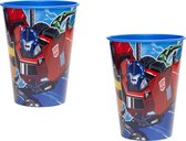 Set 2 stuks Marvel Drinkbeker Junior Transformers 260 Ml Blauw