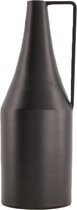 Ijzeren fles Ø10x29.5cm mat zwart