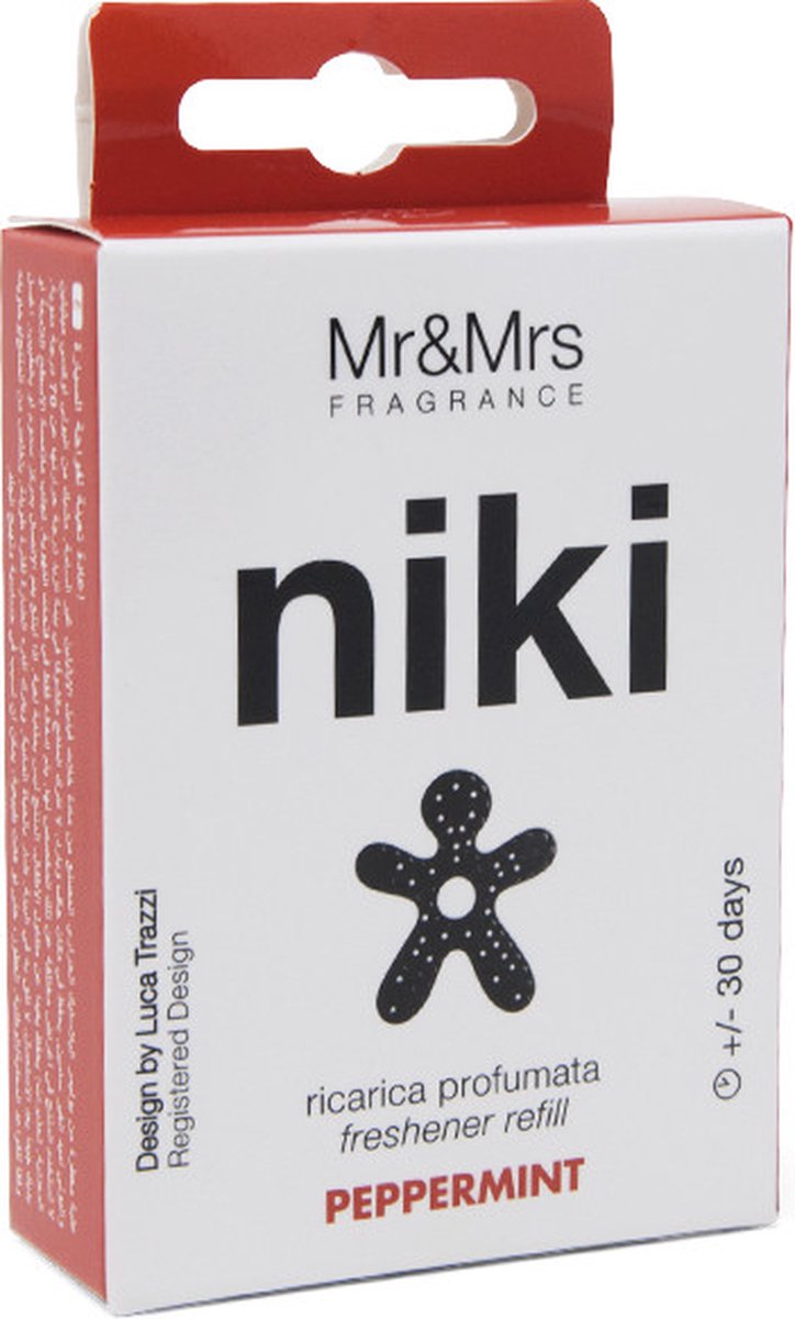 Mr & Mrs Fragrance NIKI Car Refill - Peppermint
