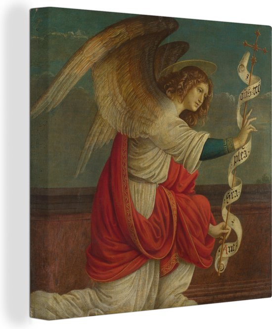 Canvas Schilderij Aankondiging, de engel Gabriel - schilderij van Gaudenzio Ferrari - Wanddecoratie