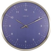 NeXtime - Wandklok -  33 cm - Metaal - Zwart - '60 Minutes'