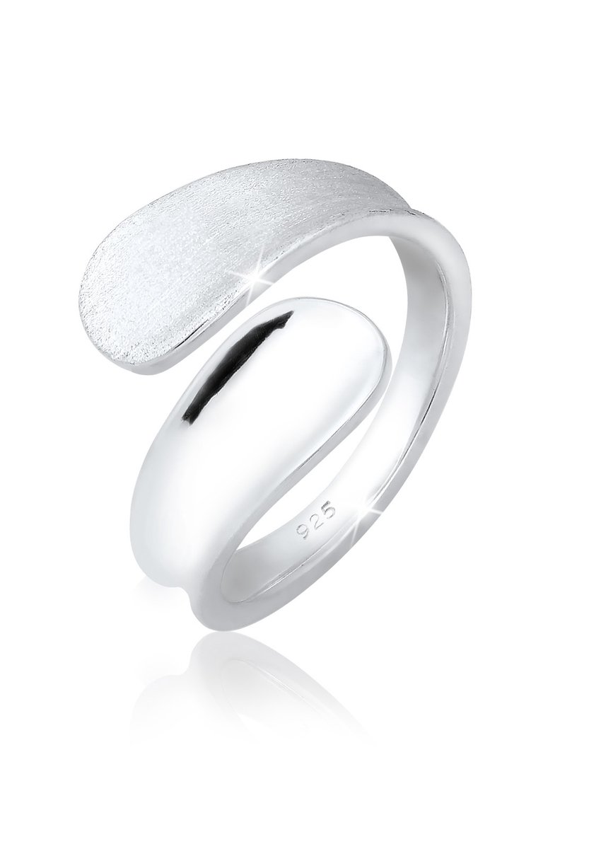 Elli - Ring - Dames Basic Open Trend Ring in 925 Sterling Zilver - Dames