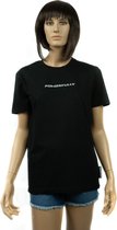 Powerfully T-shirt Geborduurd Black - Zwart - Dames – Maat S