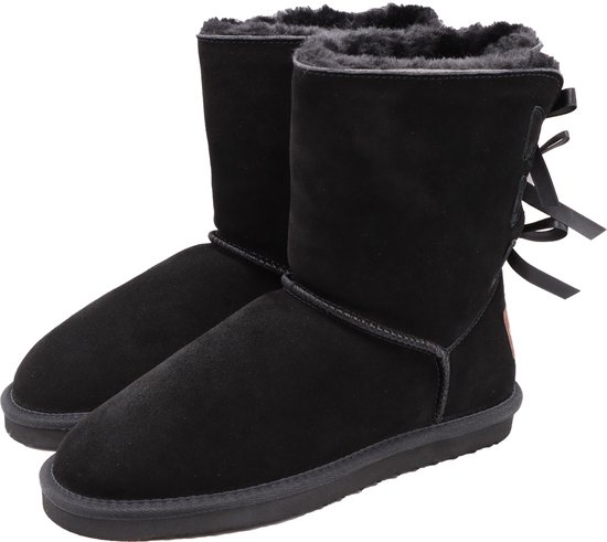 Alpacas Footwear - Black - suede - wol