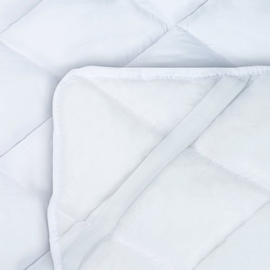 Zachte topper 180x200 cm Microvezel Bed topper 2 cm hoog
