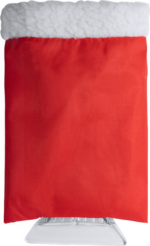 Ijskrabber auto - auto accessoires - krabber met handschoen - winter – rood
