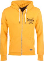 Superdry - Heren Vest - Classics Embroidered Zip Hoodie - Okergeel