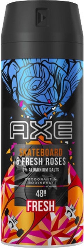 zondaar hurken wapen AXE Skateboard & Fresh Roses Mannen Spuitbus deodorant 150 ml 1 stuk(s) |  bol.com