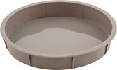 Florina ronde siliconen cakevorm - Bakvorm - Quiche vorm - 25cm - Taupe