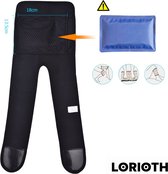 LORIOTH® Knie Ondersteuning - Kniebeschermers - Thermische Kniepad - Knie Massager - Tegen kramp - Zwart