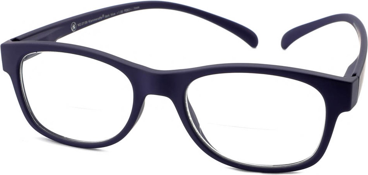 Leesbril bifocaal Klammeraffe-+1.50-Donker Blauw Klammeraffe