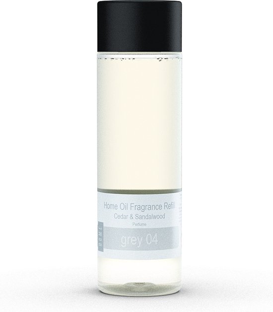 JANZEN Geurstokjes Navulling - Home Fragrance Refill - Grey 04 - Fris en Zuiver - 200 ml