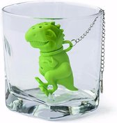 Jumada's Dino Theefilter - Theezeef - Thee-Ei - Thee Infuser - Kunststof - Groen