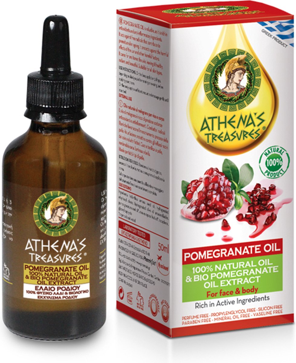 Goedkoopste Pharmaid Athena’s Treasures Granaatappelolie – 100 Biologische Verzorging voor Gezicht & Lichaam (50ml