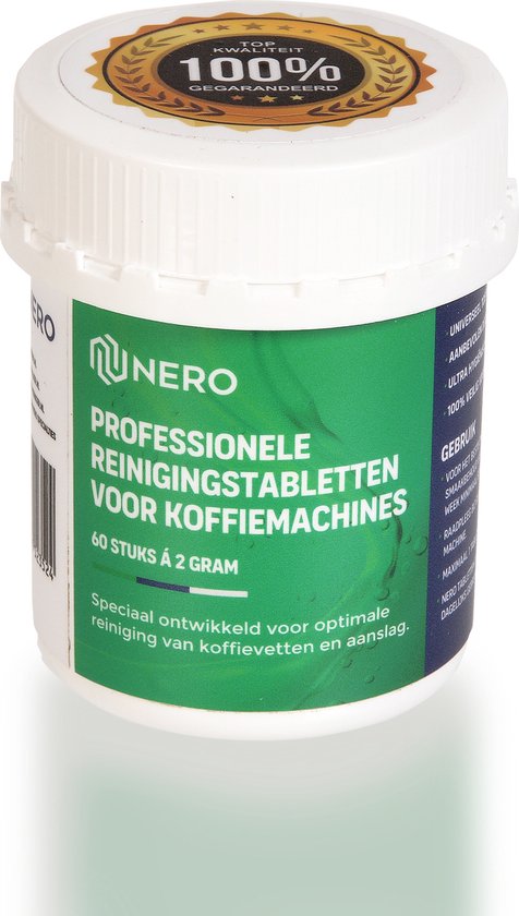 Nero® 60 koffiemachine reinigingstabletten universeel tablet espressomachine  reiniging... | bol.com