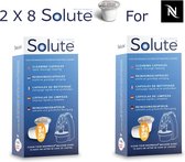 Solute - Nespresso Machine reiniger - reinigings capsules - Verbetert smaak - Nespresso onkalken - 16 capsules
