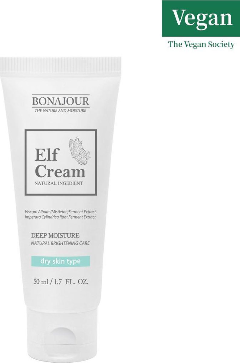 Bonajour - Elf Cream - gezichtcreme - droge huid - vegan